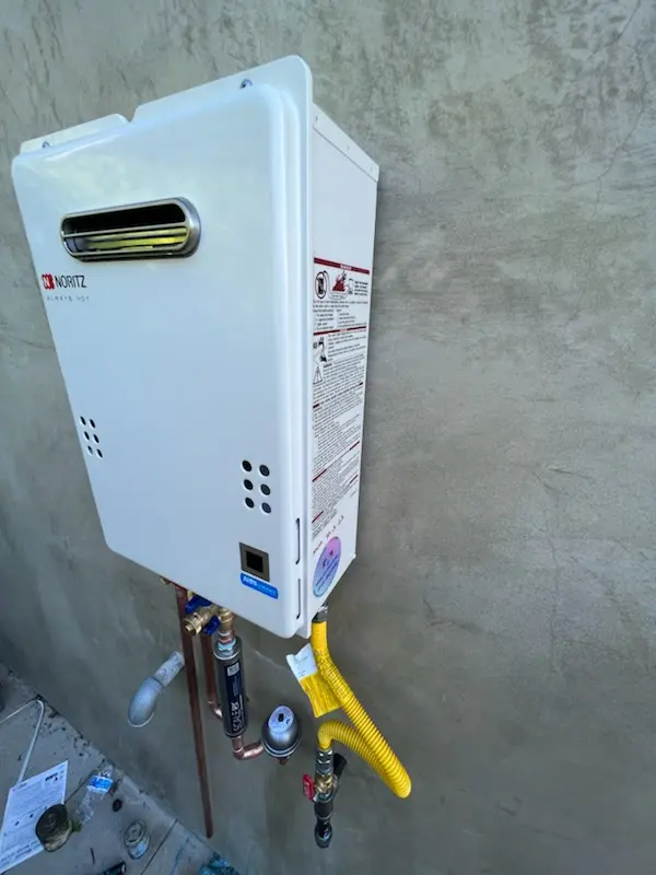 Tankless water heater installation for Mount Airy homes